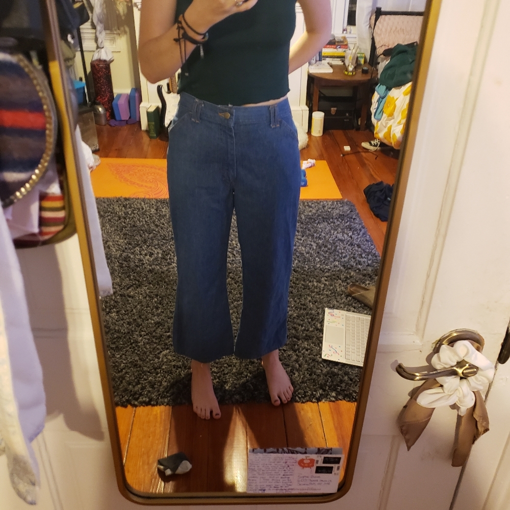 Wide leg jeans